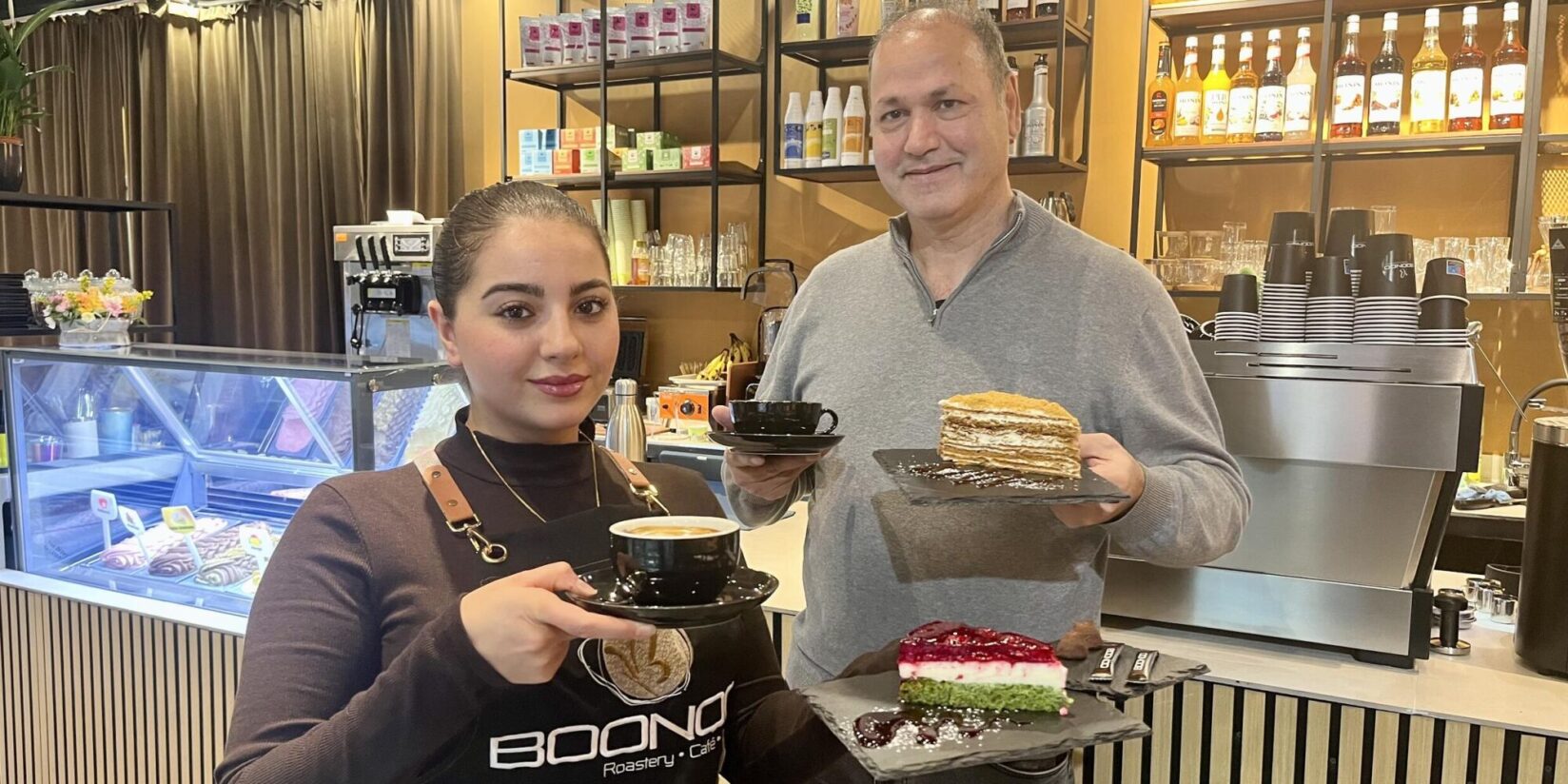 Daryoush Mollaie (60) eröffnet Café Boono 