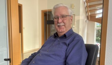 Rudolf Wulfert (68) an der Uni Münster