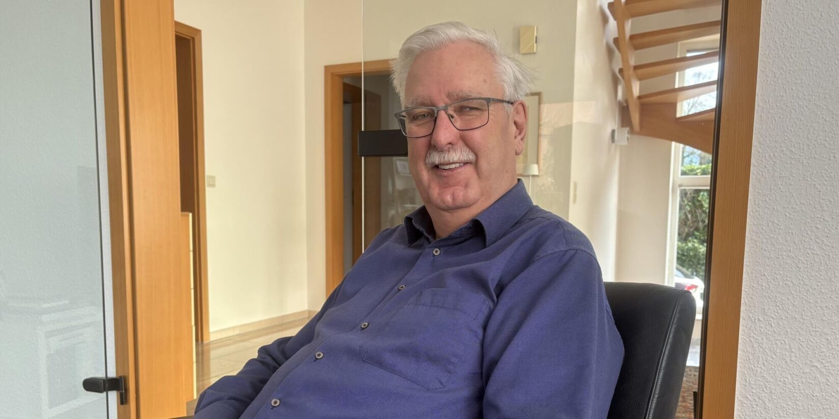 Rudolf Wulfert (68) an der Uni Münster