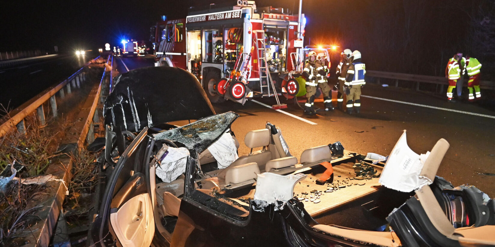 Unfalldrama auf A43 bei Haltern: 23-Jähriger stirbt