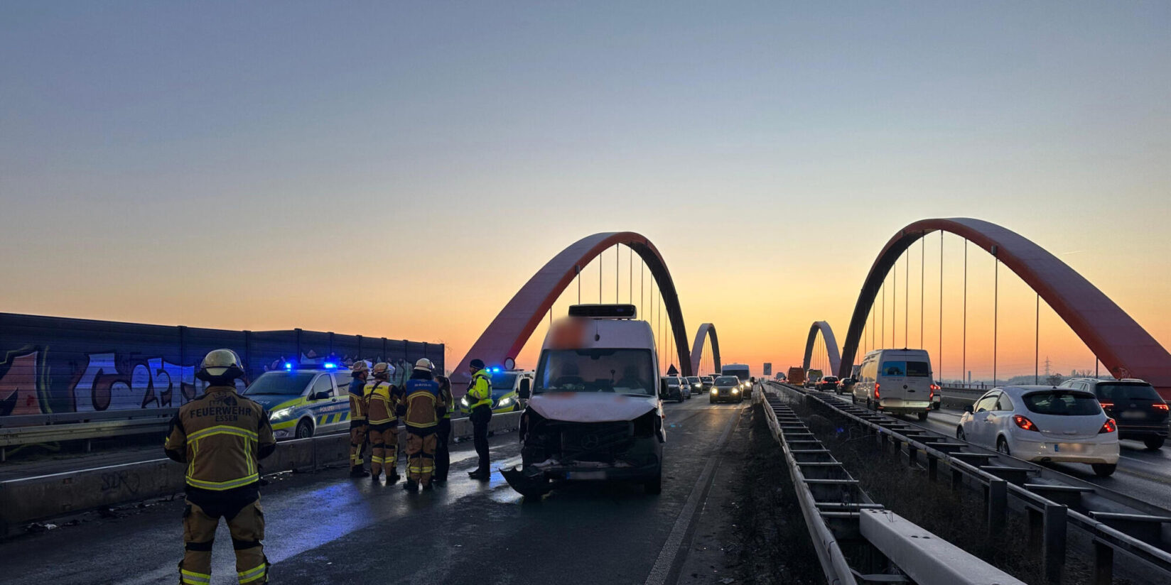 19 Fahrzeuge kollidieren bei Essen