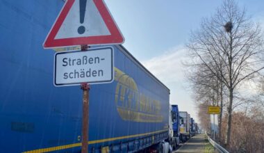 Stadt greift hart durch gegen parkende Lkw-Kolonnen