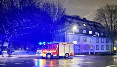 Brand im Westpark am 26. Januar