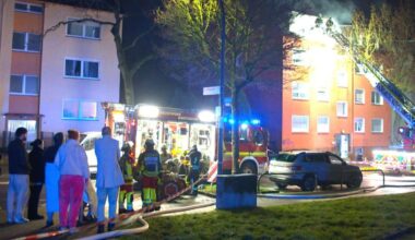 Brand in Dortmund-Huckarde: Polizisten retten Bewohner