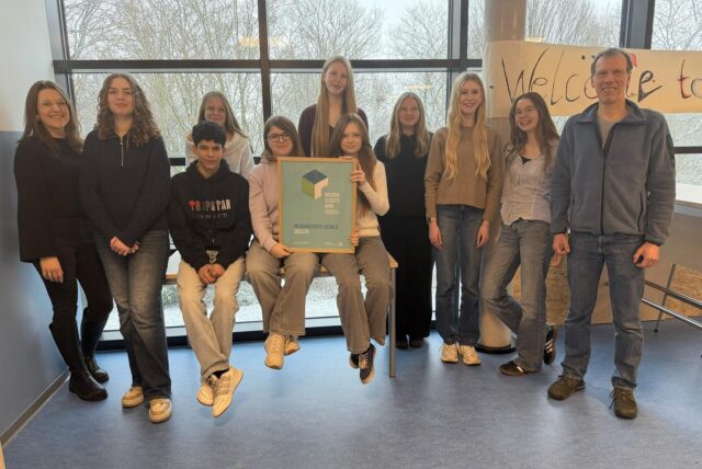 Die Europaschule Dortmund ist als Medienscouts-Schule 2025 ausgezeichnet worden.