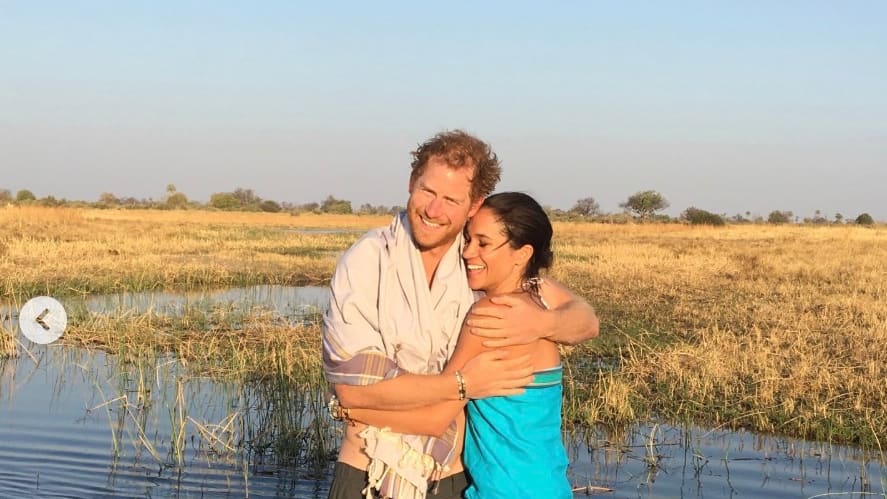 Als ihre Liebe begann: Meghan postet Foto mit Harry aus Botswana-Urlaub | Unterhaltung