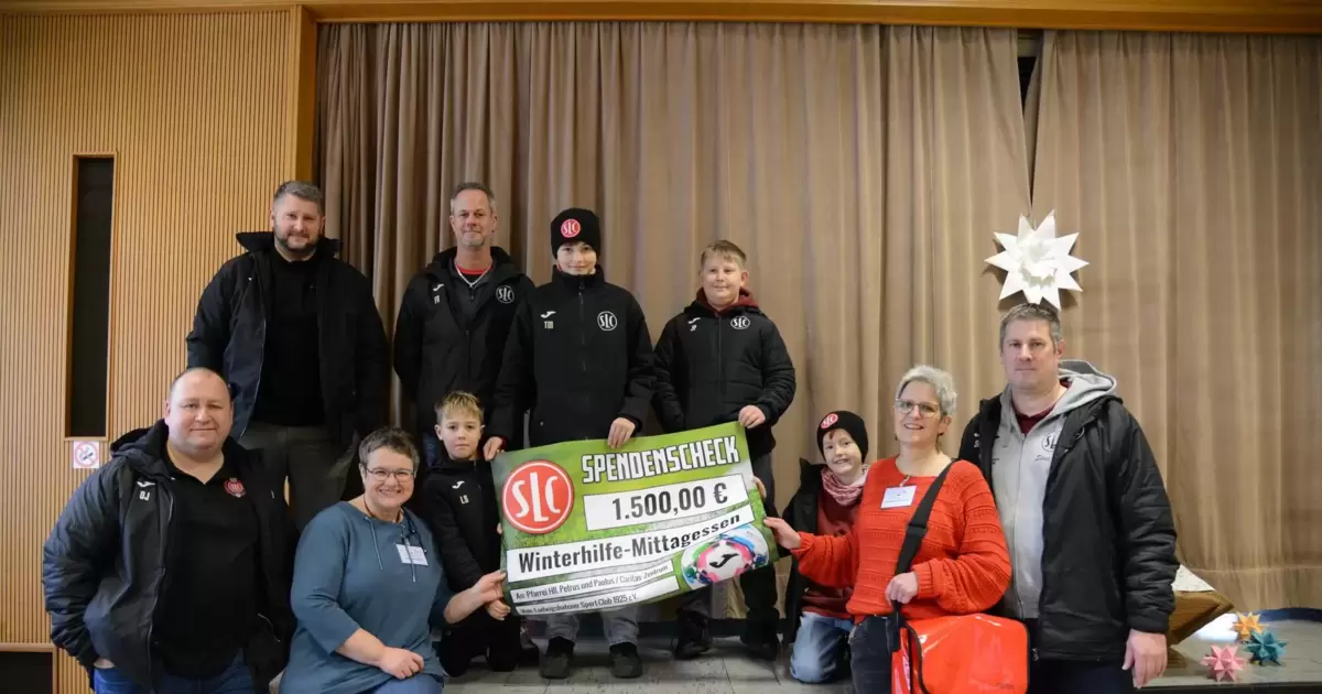 LSC: Spende für Winterhilfe-Mittagessen - Ludwigshafen