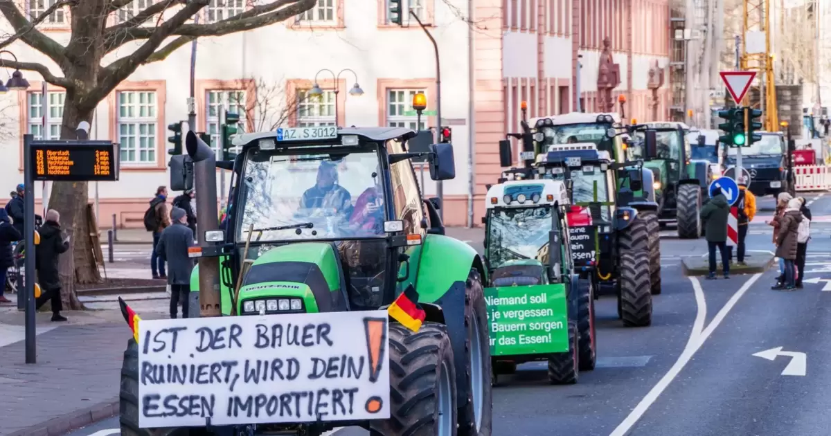 Protest in Mainz: Landwirte wollen Kanzler Merz mit Mercosur-Abkommen konfrontieren - Landwirtschaft