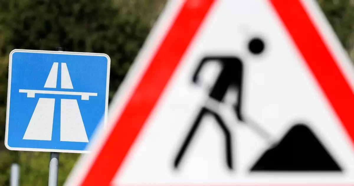 L530/B9: Arbeiten an der Brücke - Ludwigshafen