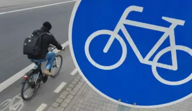 Radweg: Unbekannte platzieren Steine - Mannheim