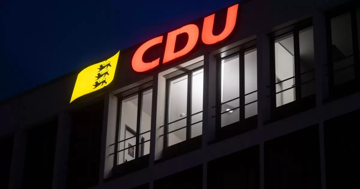 Prokurdische Aktivisten dringen in CDU-Zentrale ein - Baden-Württemberg