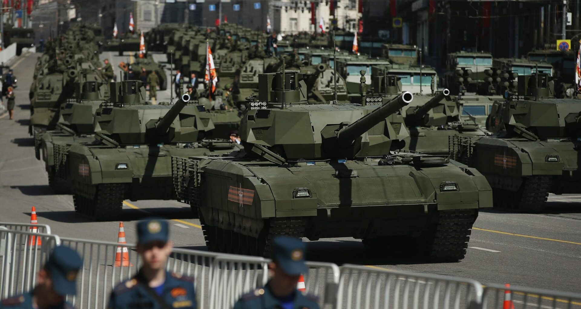 Russlands T-14-Panzer gelten als die besten des Landes, scheinen in der Ukraine jedoch nicht eingesetzt worden zu sein.