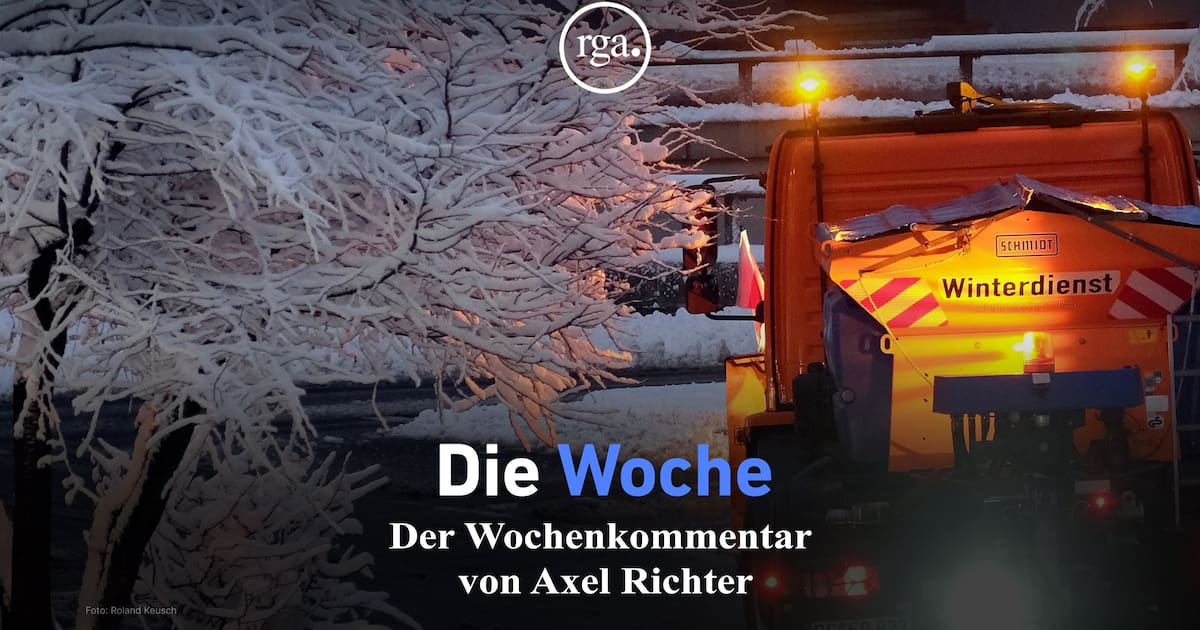 Die Gabe der Bilokation ist Remscheids Schneeschiebern noch nicht gegeben