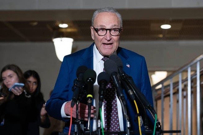 Der demokratische Minderheitsführer im US-Senat, Chuck Schumer.