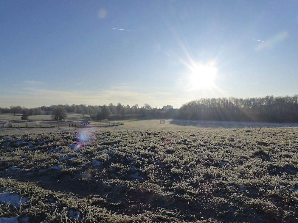 Der Landschaftspark Unterhaching ist immer einen ausgedehnten Spaziergang wert, egal zu welcher Jahreszeit.