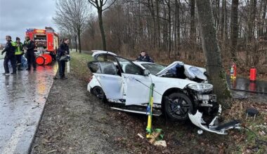 Vier Verletzte bei schwerem Unfall auf der K3 im Kreis Warendorf