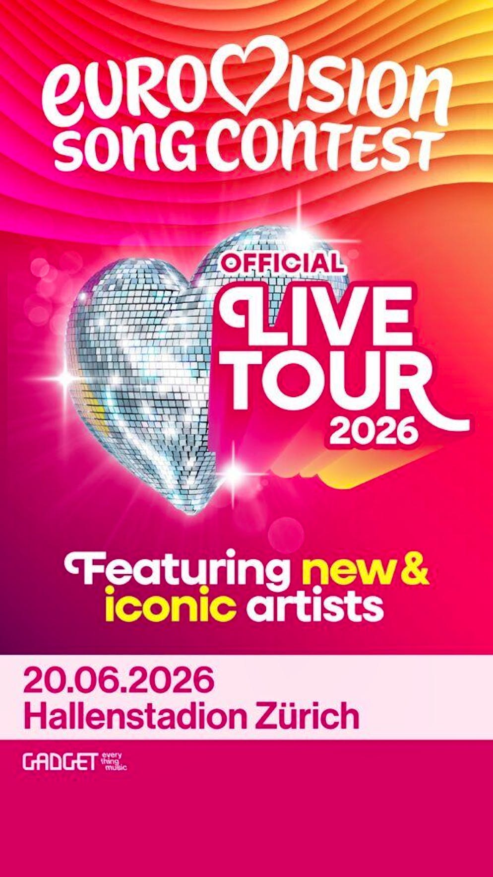 Logo zum ESC-Event im Hallenstadion.