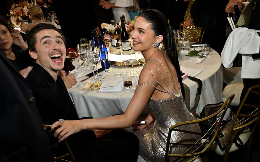 Timothée strahlt, Kylie hat alles im Griff