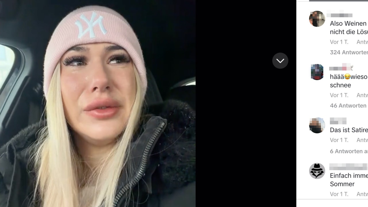 Junge Frau aus Düsseldorf in Schnee-Not: Verzweiflungsvideo geht viral | Regional