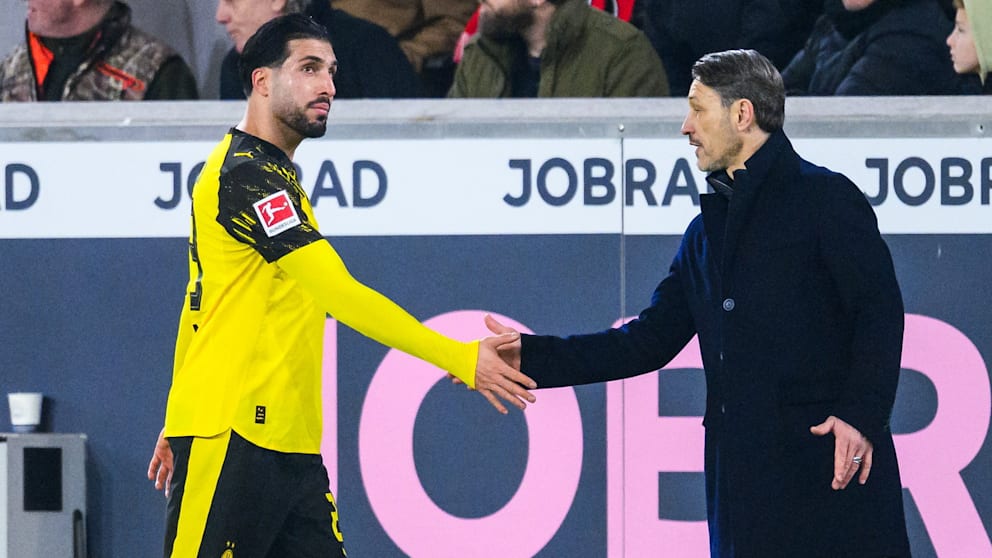 Emre Can (31/l.) und Trainer Niko Kovac (54)
