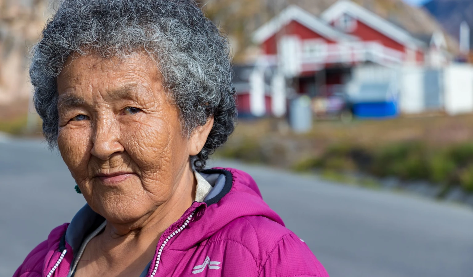 Grönländerin in Sisimiut.