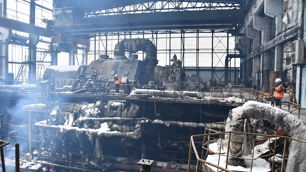 Ingenieure kämpfen um die Wärmeversorgung ukrainischer Zivilisten