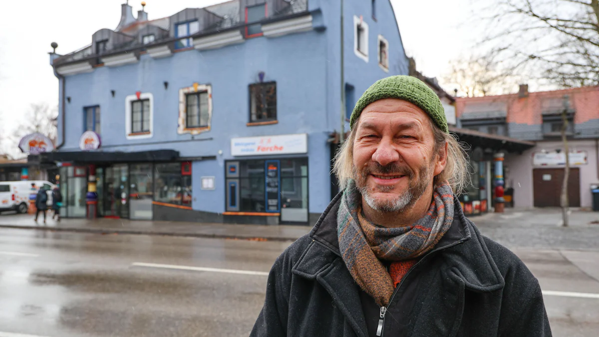 Das „Hundertwasser-Haus“ in Dachau, das nicht von Hundertwasser ist - Dachau