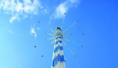 Das höchste Kettenkarussell der Welt steht in Deutschland