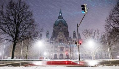 Starkes Schneetreiben: Hannover sagt Neujahrsempfang ab