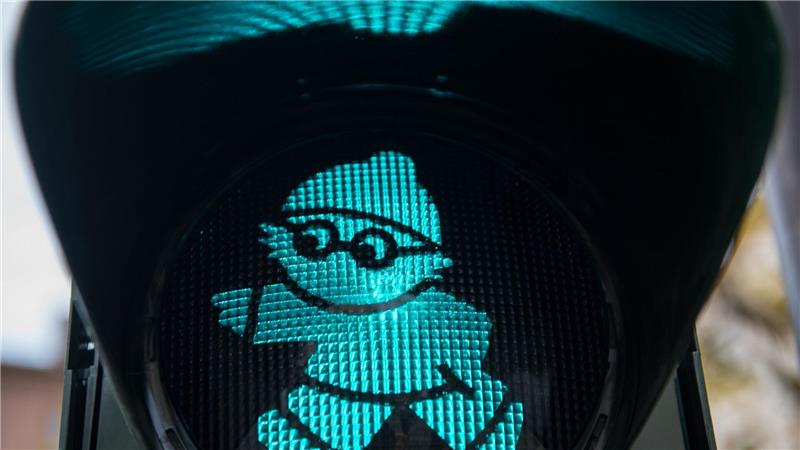 Auch die Mainzelmännchen sind auf Ampeln zu sehen. (Archivbild)