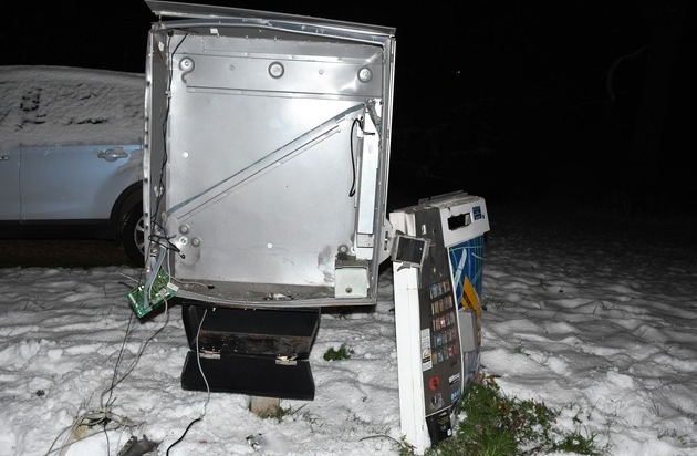POL-AC: Zigarettenautomaten gesprengt - Polizei ermittelt nach mehreren Fällen