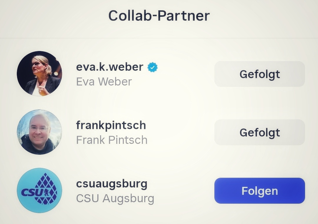 V-Partei³ rügt Instagram-Videos von OB Eva Weber