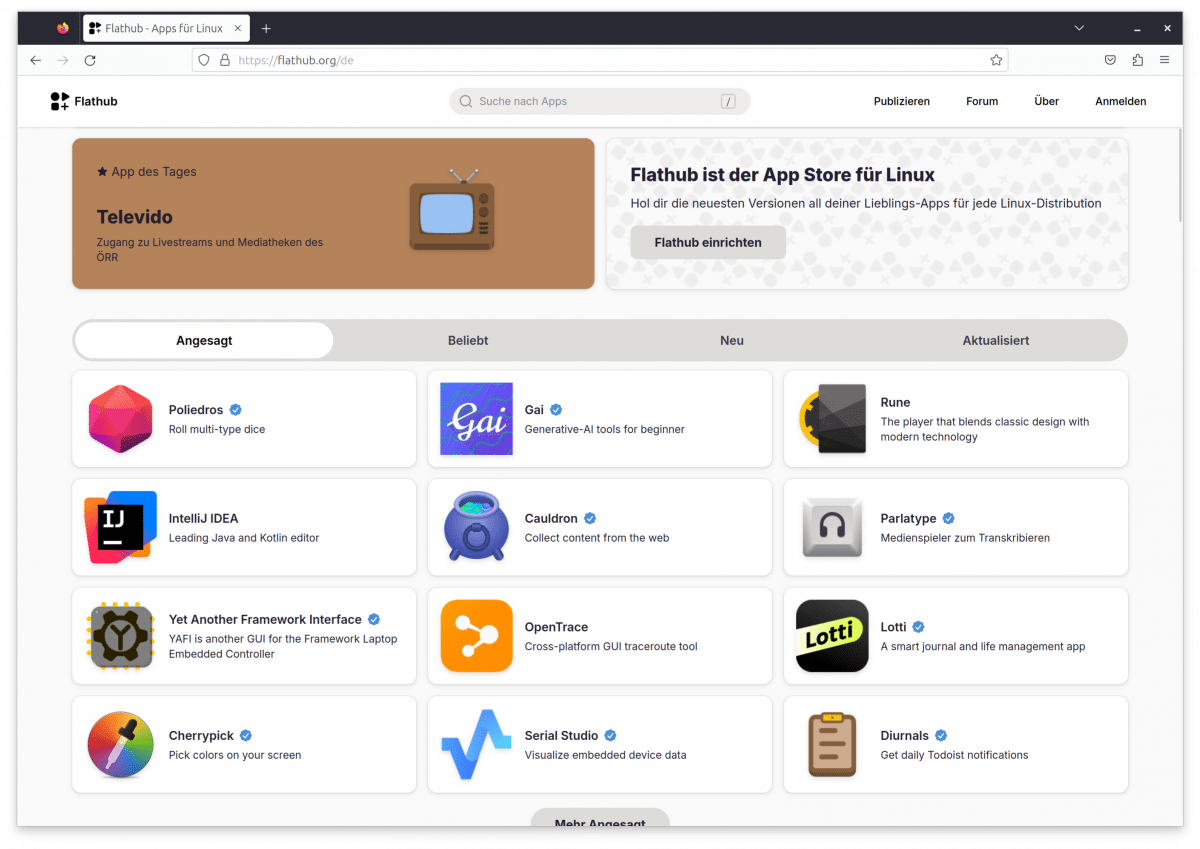 Linux: App-Installation als Flatpak immer beliebter