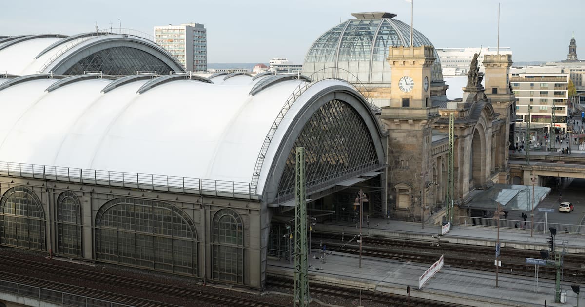 Dresdner Hauptbahnhof wieder für Zugverkehr geöffnet