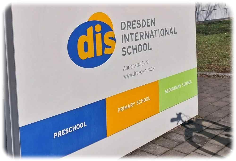Die "Dresden International School" unterrichtet rund 500 internationale und deutsche Schüler. Die Kapazität soll bis 2027 um 100 Plätze steigen. Foto: Heiko Weckbrodt