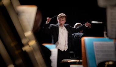 Patrick Hahn in ›Das Rheingold‹. Foto: Sinfonieorchester Wuppertal / Yannick Dietrich