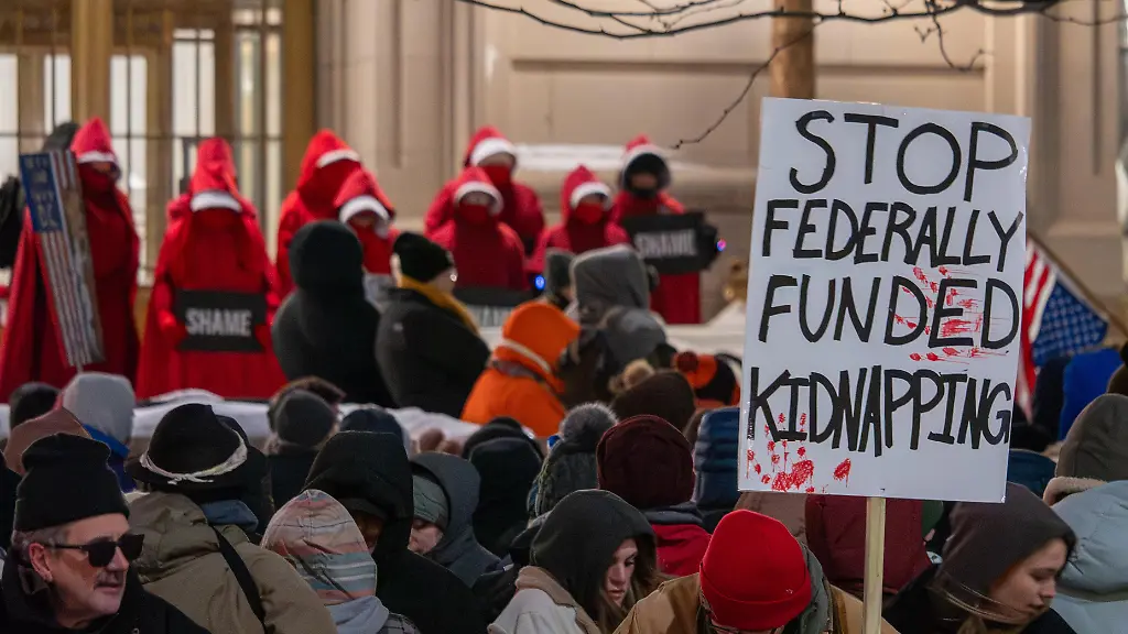 Demonstrators-protest-during-the-national-ICE-Out-shutdown-and-anti-ICE-strike-as-they-stand-in-solidarity-with-Minneapolis-at-the-Hamilton-County-Courthouse-in-Cincinnati-Ohio-on-January-30-2026