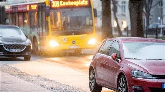 Der Deutsche Wetterdienst erwartet Schnellfall im Nordwesten. 