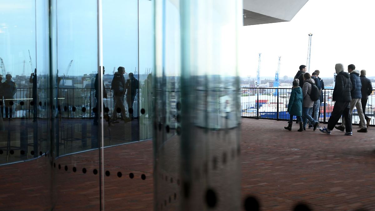 Hamburg & Schleswig-Holstein: Plaza der Elbphilharmonie bleibt trotz Winterwetter geöffnet
