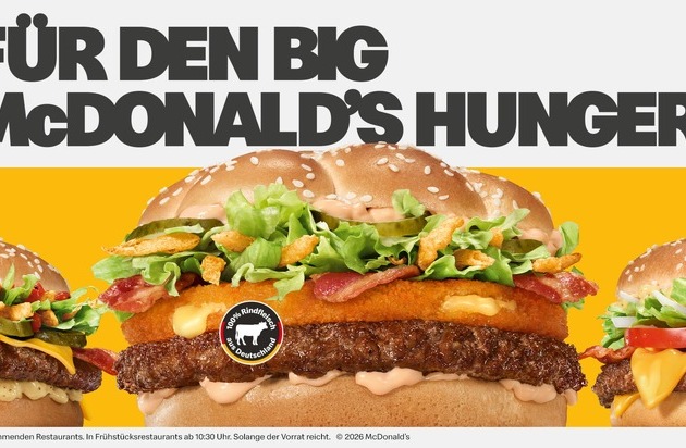 McDonald's Deutschland startet neue Plattform - für alle, die richtig großen Hunger ...
