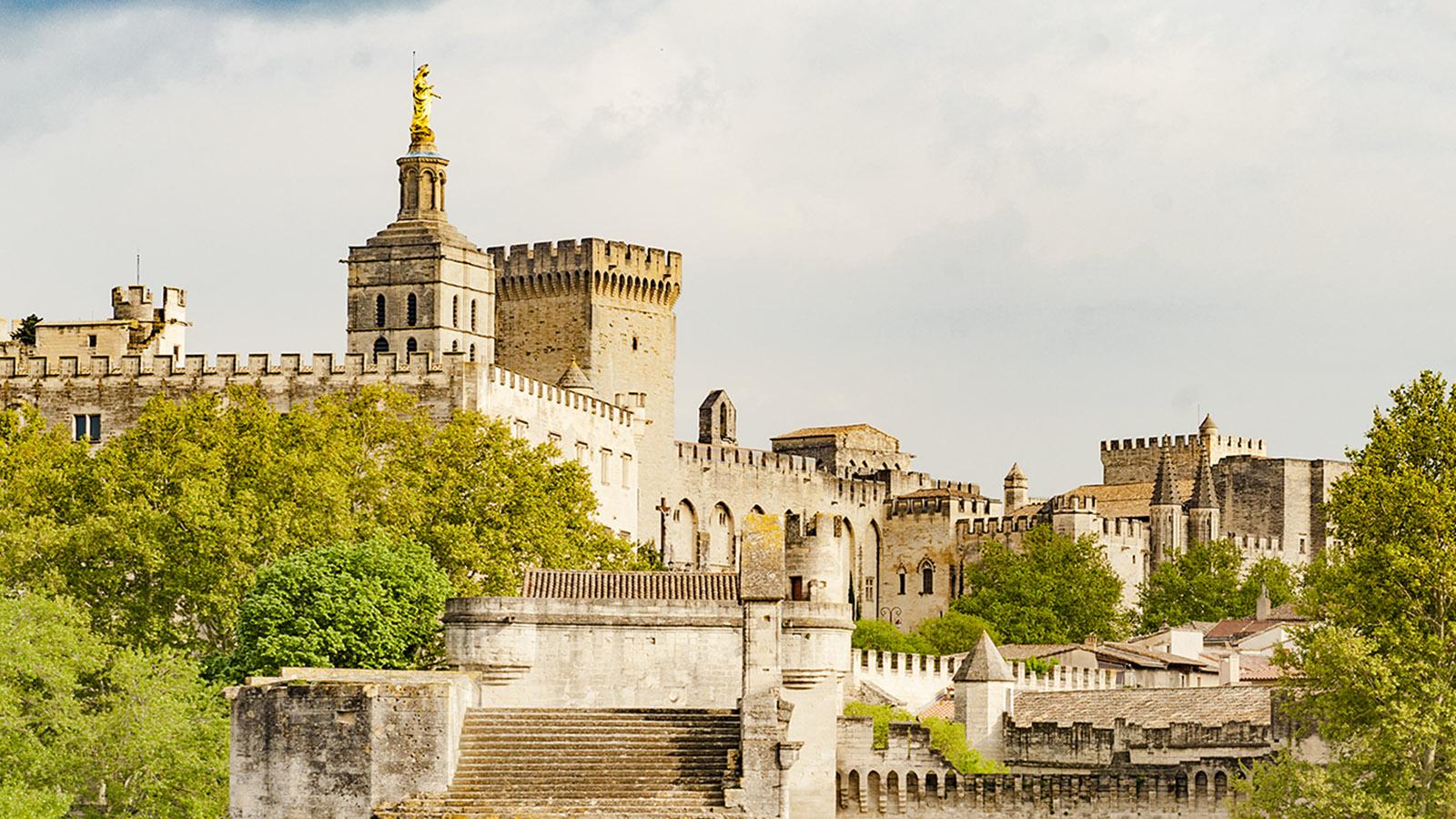 Das Welterbe der Papststadt bildet die imposante Kulisse für die Theaterinszenierungen des Festival d'Avignon. Foto: Hilke Maunder