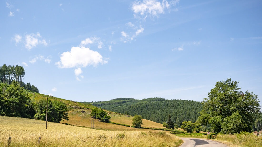 Landschaft bei Roussillon-en-Morvan. Foto: Hilke Maunder