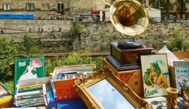 Stand am Altstadtflohmarkt Hannover