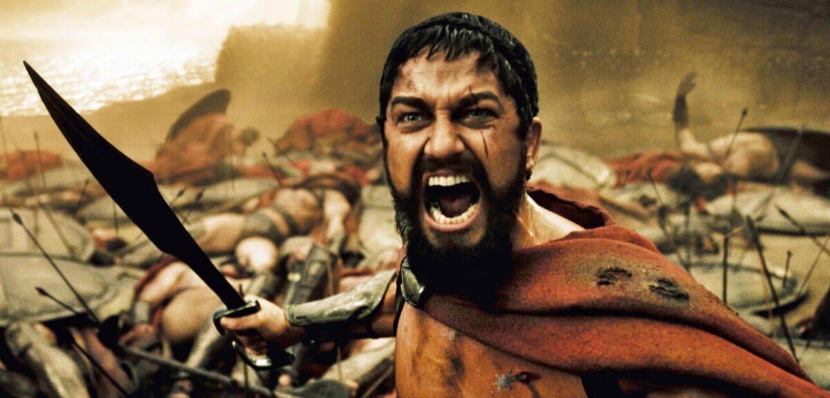 Die Crew lachte Gerard Butler beim Dreh von ikonischer 300-Szene aus – es wurde der berühmteste Satz seiner Karriere