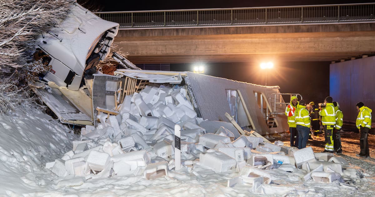 Schnee und Glätte sorgen für zahlreiche Unfälle in Deutschland – Lachs auf der Autobahn