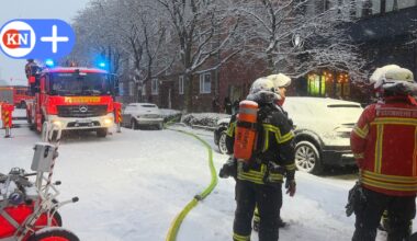 Wohnungsbrand in Eichhofstraße Kiel schnell gelöscht