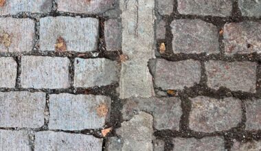 Hufelandstraße, Kopfsteinpflaster