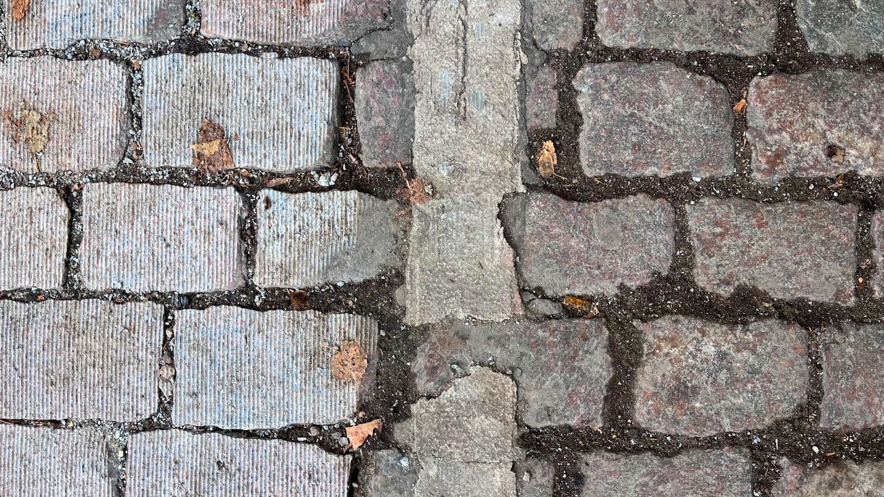 Hufelandstraße, Kopfsteinpflaster