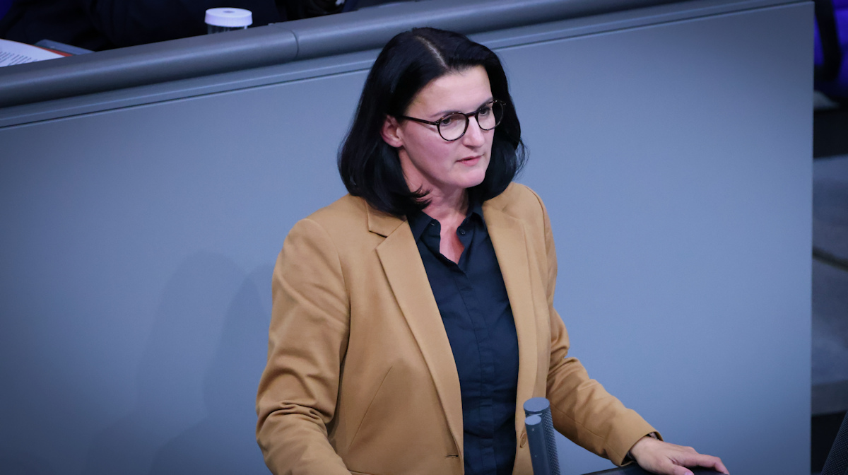 Bildbeschreibung: Die Parlamentarische Geschäftsführerin der Grünen-Bundestagsfraktion, Irene Mihalic.