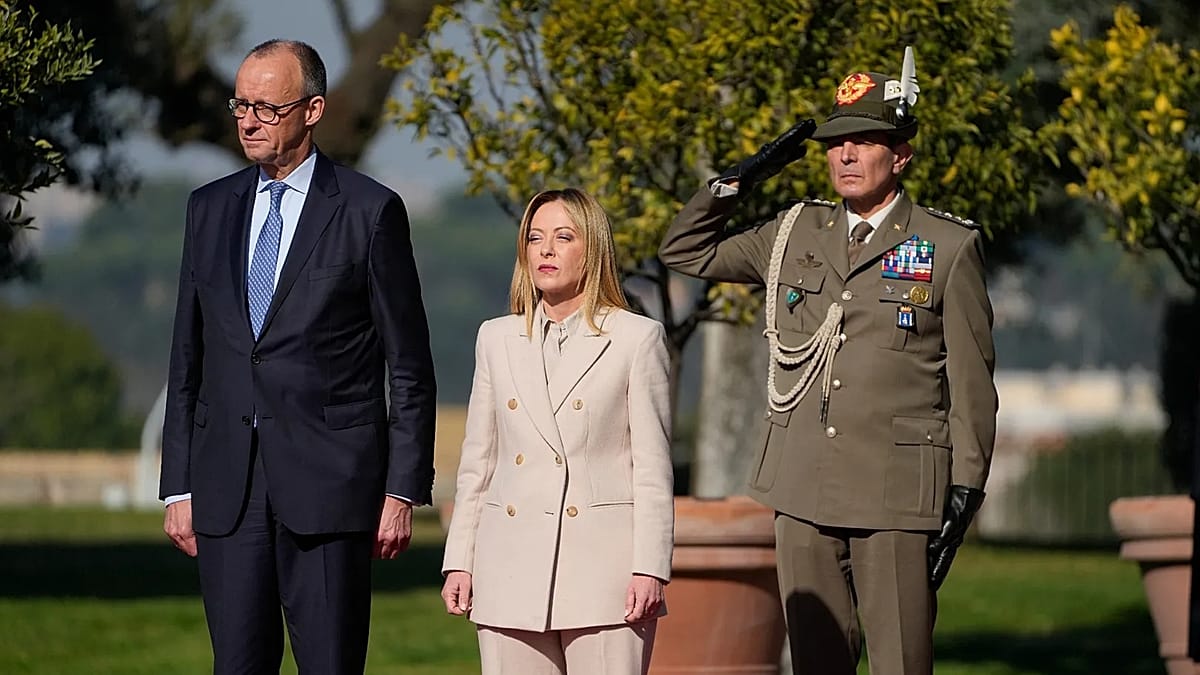 Italien-Deutschland-Gipfel: Meloni und Merz fordern ein autonomes, wettbewerbsfähiges Europa